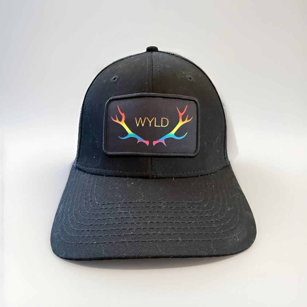 WYLD Mens Patch Adjustable Cannabis THC Gummy Trucker SnapBack Hat Baseball Cap